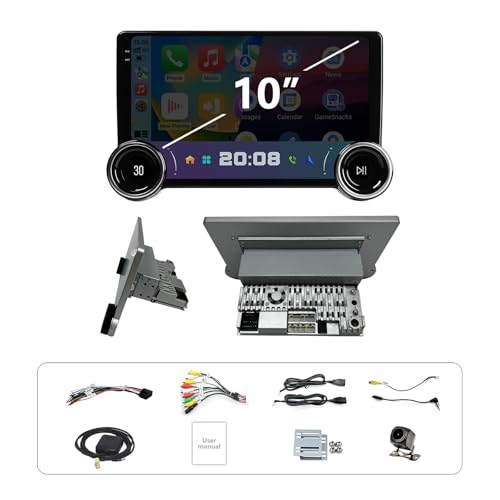 Binize 10.1 Inch Android 13 Single Din Car Stereo Radio | Touchscreen Head Unit ,GPS Navigation Receiver,Wireless Carplay/Andriod Auto Bluetooth,FM,Mirror Link,Backup Camera
