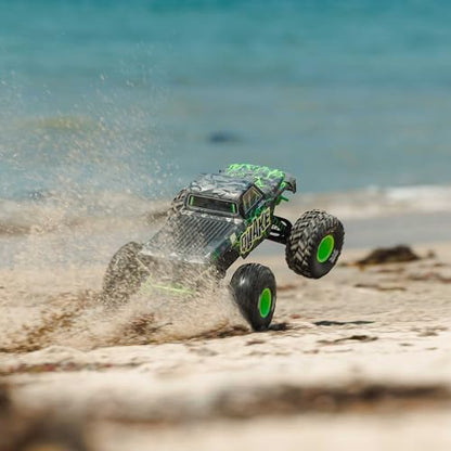 ARRMA RC Truck1/10 Quake 223S 2WD RTR (Battery and Charger Not Included) Brushless Monster Truck, Green, ARA3537T2 - color: Green