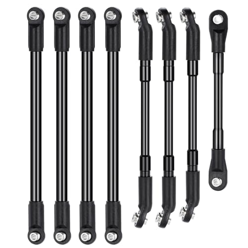8PCS Aluminum Alloy Link Rod Linkage Wheelbase | Upgrade Parts, For 1/10 D90, RC Crawler Car Whole Car