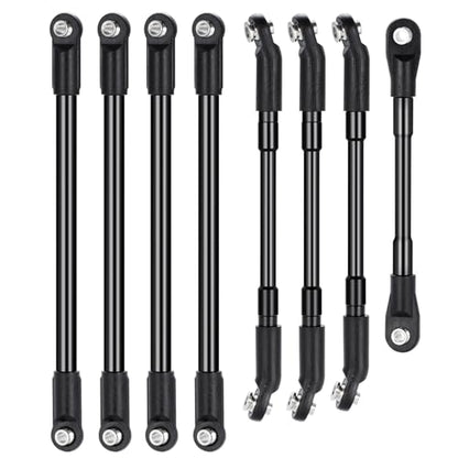 8PCS Aluminum Alloy Link Rod Linkage Wheelbase | Upgrade Parts, For 1/10 D90, RC Crawler Car Whole Car