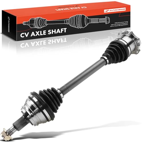 A-Premium Front Driver Side CV Axle Shaft Assembly Compatible with Volkswagen Jetta 1999-2005, Beetle 1999-2005, Golf 1999-2006 & Audi TT 2000-2002 - style: Front Driver Side