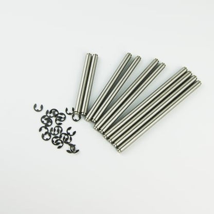 TITRACING 10pcs hinge pins wish E clips for hpi rovan kingmotor baja 5b 5t 5sc Buggy