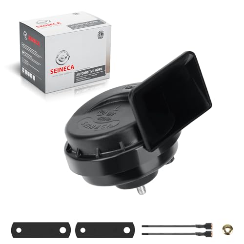 SEINECA Car Horn Loud Waterproof High-Tone 520HZ Universal for Motorcycle Any 12V Vehicle.