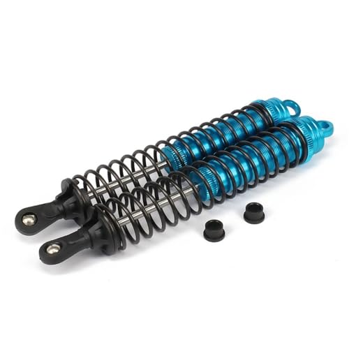 2PCS 140mm Aluminum Shock Absorber Damper for Rc Car 1/8 Buggy Truck Oil Adjustable Upgraded Hop-up Parts Compatible with Hsp Compatible with Hpi Compatible with Losi Compatible with Axial(0.4) - color: 0.4