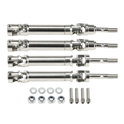 RC Upgrade Parts for Rustler for Stampede for Hoss 4x4 for VXL HQ727 Machined Stainless Steel for Slash Drive Shaft for Universal Joint Driveshaft RC Truck Upgrade