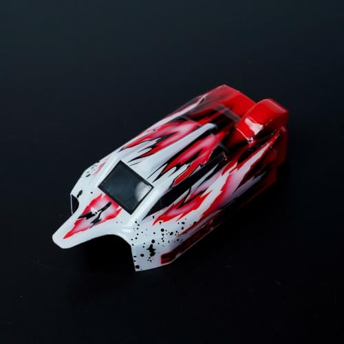 Helidirect RADIANZ Hobby Plus Speck-B Nexo Airbrush Lexan Body Hellrun – Pre-Painted Lightweight Body Shell for HobbyPlus Speck-B RC Car - color: Hellrun