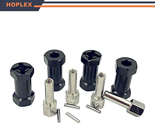 Aluminum 12mm Wheel Hex Hub with 25mm Offset Extension for SCX10 | Hex Drive Adaptor for 1/10 RC Crawler Axial SCX10 SCX10 II D90 Repairing and Upgrading
