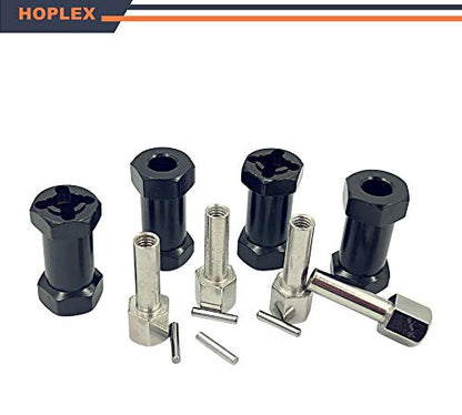 Aluminum 12mm Wheel Hex Hub with 25mm Offset Extension for SCX10 | Hex Drive Adaptor for 1/10 RC Crawler Axial SCX10 SCX10 II D90 Repairing and Upgrading