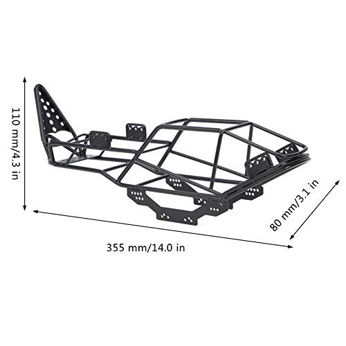 RC Roll Cage Chassis | Heavy-Duty Metal Full Tube Frame Body Chassis for Axial SCX10 1/10 Scale RC Crawler Truck Upgrade Part, with Rigid Stability