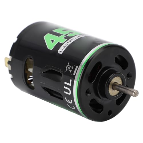 Dioche Brushed Electric Motor 540 Brushed Motor with Blue Heatsink for 1/10 RC Climbing Car Off Road Vehicle Racing Car 45T (45T) - size: 45T