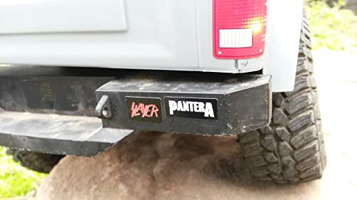 Bumper/Window Decals for RC Scale cralwer Accessory - 2 Styles - Heavy/Death Metal Bands - for: Axial SCX10 II RC4WD Redcat Gen8 TRX4 Vanquish VS4-10 Stickers (Heavy Metal Bands - 90pc Set) - color: Heavy Metal Bands - 90pc Set
