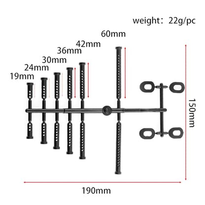 RC Car Parts for 1/12 1/14 1/16 1/18 Scale Car Shell Column Holder Body Mount Post Set RC Repair Modify Upgrade Parts Accessories