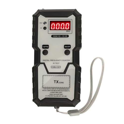Remote Key Frequency Tester, 100MHZ to 1GHZ Infrared Remote Control Meter, Portable Key Fob Digital Counter for Access Control