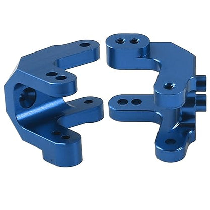 2Pcs Vgoohobby Aluminum Alloy Upper Shock Absorber Mount Bracket Compatible with 1/8 Losi LMT 4WD Solid Axle RC Monster Car (Blue)