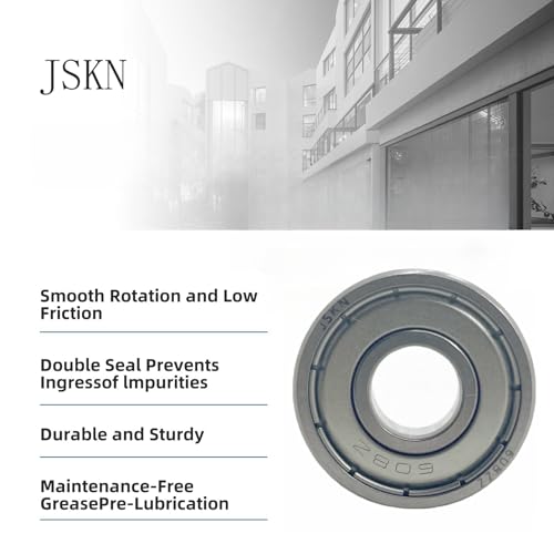 20Pcs 608ZZ Bearings 8x22x7mm Bimetallic Sealed Micro Deep Groove Ball Bearings, Suitable for Skateboard Rollers, 3D Printers, etc