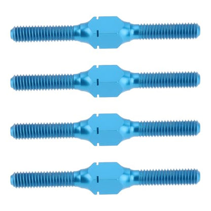 4X Aluminum Alloy Turnbuckle Shaft 3x32mm Blue Compatible with Tamiyas 54249