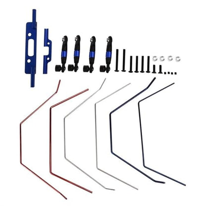 RC Spare Part for Traxxas for Slash 2WD 1/10 Front and Rear Wide Sway Bar Anti Roll Kit rc Car Upgrades Parts Accessories Modification