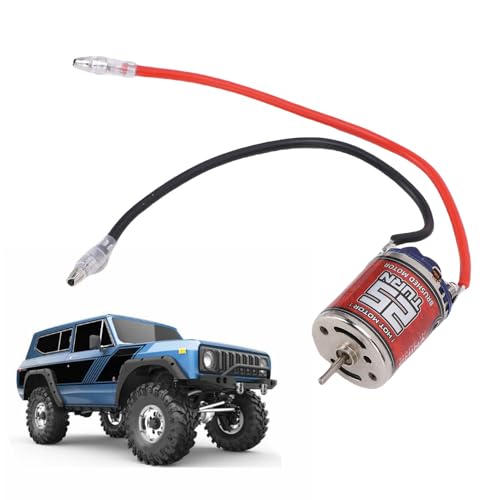 Keenso RC Brushed Motor, 25T High Speed Strong Magnetic Force 2.3mm Shaft Stainless Steel Replacement for Tamiya, Losi,