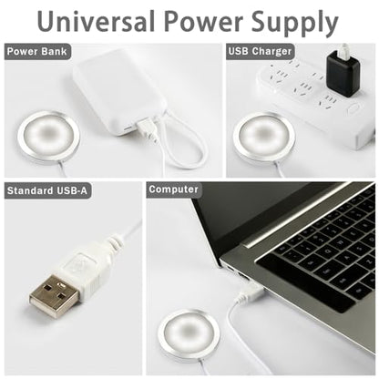 10 Set 3D Printer LED Lamp Kit 001, Compatible with Bambu lab H2D/A1/A1mini/P1S/P1P/X1C Makerworld Maker's Supply Hardware kit 5V USB Powered, 6000K Cool White Light - size: 6000K Cool White Light