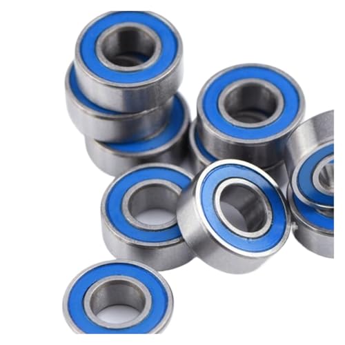 20/50/100pcs MR115RS Miniature Bearings Blue Sealed 5x11x4 mm ABEC-5 MR115-2RS Ball Bearing Parts for Hobby RC Car Truck(50PCS) - size: 50PCS