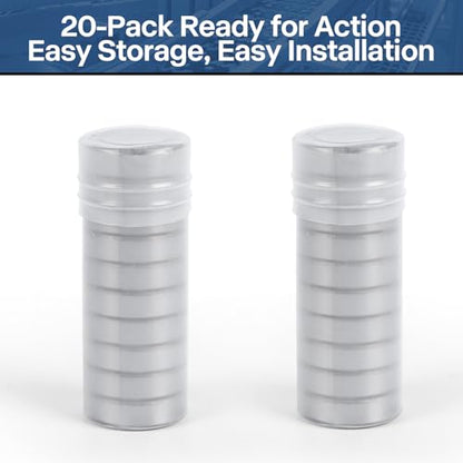 R4-2RS Bearing 1/4x5/8x.196, Rubber Sealed Steel 20-Pack