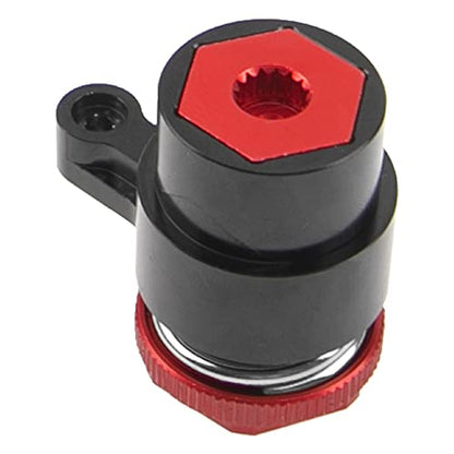 Steering Servo Saver Bellcrank Arm Compatible with Arrma 1/5 Kraton 8S BLX Outcast 8S BLX RC Car (Black) - color: Black