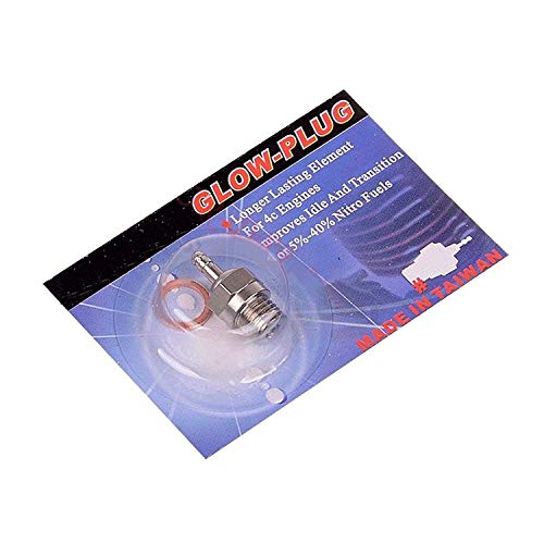 2Pcs N4 Hot Spark Glow Plugs No.4 & RC Igniter Engine Starter & Glow Plug N4#4 NO.4 Medium Hot Spark 70117