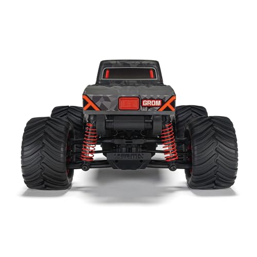 ARRMA 1/16 Quake GROM 4X4 RTR Brushed Monster Truck, Red | RC Truck, Battery & Charger Included, ARA2137T1 - color: Red