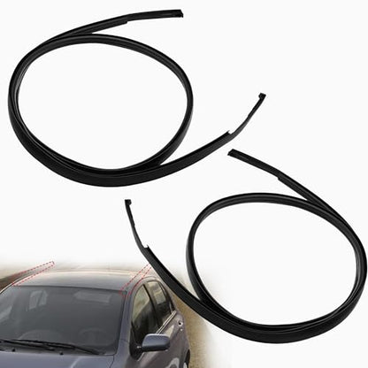Pair Roof Drip Molding Strips Weatherstrip Fit for Toyota Yaris Hatchback | Roof Molding Drip Left and Right Side Fits for Toyota Yaris Hatchback 2006 2007 2008 2009 2010 2011 Replace 75551-52130 - color: 75551-52130