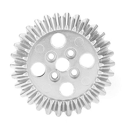 Bevel Gear Set, Mechanical Gears 2 Sets Bevel Gear Zinc Alloy + Aluminum Bearing 22mm Industrial Robot Parts for FRC