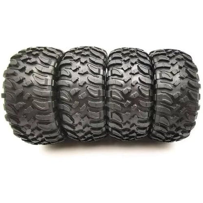 Compatible with MN D90 D91 RC Crawler Car Truck Upgrade Modification Parts Accessories 4 Pcs Tires Wheels Rims Set RC Assortment