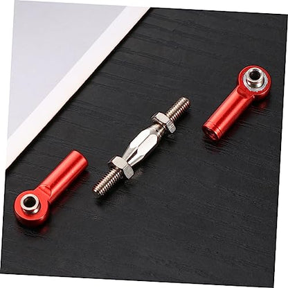 6pcs Adjustable Pull Rods Aluminum Turnbuckle Rod Linkage CNC Machined for Rc Car for Scale Hsp Racing Hpi Easy to Install