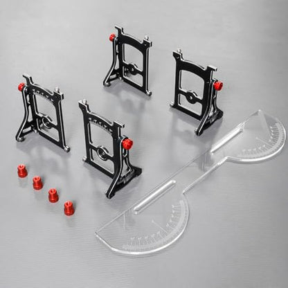 Advanced Alignment System for RC Cars and Trucks, Red