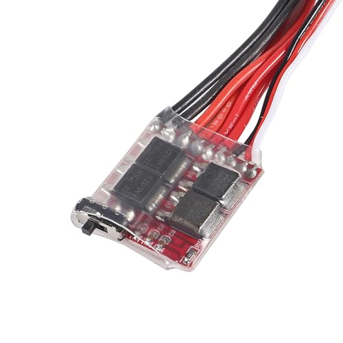 Mini 20A ESC Motor Speed RC ESC 2KHz Forward Reverse Brush Brake RC 2S for Controller Boat RC Car Tank (4pcs) - color: 4pcs