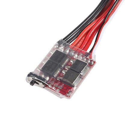 Mini 20A ESC Motor Speed RC ESC 2KHz Forward Reverse Brush Brake RC 2S for Controller Boat RC Car Tank (4pcs) - color: 4pcs