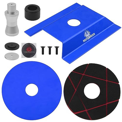 ShareGoo RC Car Work Stand Repair Workstation Compatible with Traxxas TRX-4 Axial SCX10 Arrma Redcat Gen8 Losi 1/10 1/8 RC Car Truck (Blue) - color: Blue