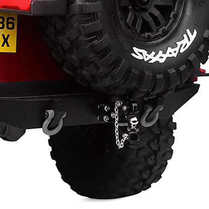 INJORA 1/10 Scale RC Accessories Tow Hook Drop Hitch Receiver,for RC Crawler TRX4 Axial SCX10 90046(Without Ball Buckle) - size: without Ball Buckle