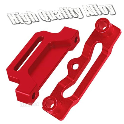 RC Alloy Battery Plate Upgrades Part for 1/10 Slash BL-2s/Drag Slash chev rolet C10/F0rd Mustang,BRCatWPark Battery Mount Plate Tray Battery Holder Mount Battery Hold-Down,(Replace #5827),Red - color: Red - (Upgrades)