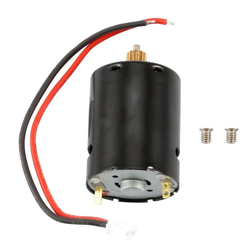 for WPL D12 1/10 RC Car 52000 RPM 370 High Speed Motor with 12T Motor Gear Kit Replacement for WPL D12 1/10 RC Car Accessories