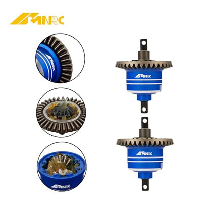Alum 2PCS Front Rear Differential Diff Gear for 1/10 Slash 4x4 Hoss Stampede 4X4 Rustler F-150 4WD VXL Series Upgrades Part