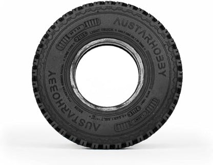 RC Car Tires,WONFAST 4PCS 1.55 inch Mud Wheel Tyre Terrain Crawler Rubber Tires Foam Insert for 1:10 RC Crawler Car for Axial 90069 TF2 D90 CC01 LC70 Tamiya MST JIMNY UTB18(90MM) - color: 90mm