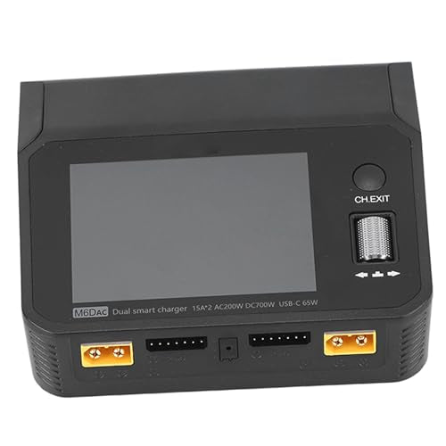 AC DC Balance Charger M6D 15A 1?6S Dual Channel Balance Charger for RC Car Battery