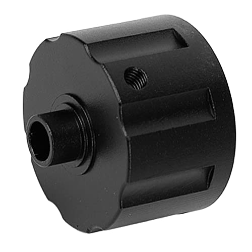 RC Car Differential Case Aluminum Alloy Differential Housing Replacement Kit for 8 Remote Control Vehicles Enhanced Durability Reduced Design Easy Installation (Black) - color: Black