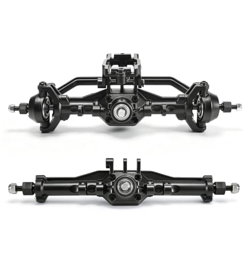 Trx4m Front and Rear Axles for 1/18 RC Upgrade Parts with Servo Mount & Links