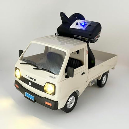 WPL RC Car 1/10 Scale RC Kei Truck 4x4 Off Road Suzuki RTR | WPL D14 Remote Control Drift Car Carry 2.4 GHz Proportional Throttle Steering 280 Motor 4WD Hobby Grade Toy Adult