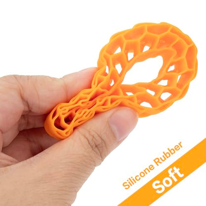 MEUS RACING Soft Silicone Rubber Inserts for 68-72mm 1.3" Tires (Orange) - color: Soft