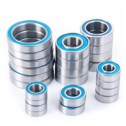 Double Rubber Seal for Axial for Yeti XL for RTR RC Crawler Car Upgrade Parts Ball Bearing 24PCS/Set Rubber Sealed Bearings