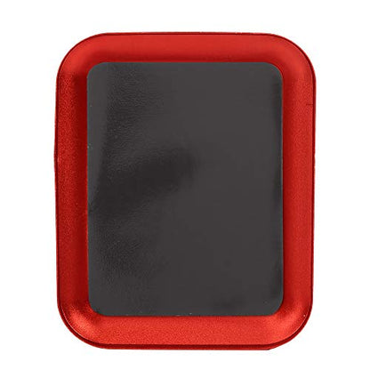 RC Screw Tray Magnetic Parts Holder Small Screw Organizer Storage Tray with Aluminum Alloy for Fuel Vehicle Parts Tools (Red) - color: Red