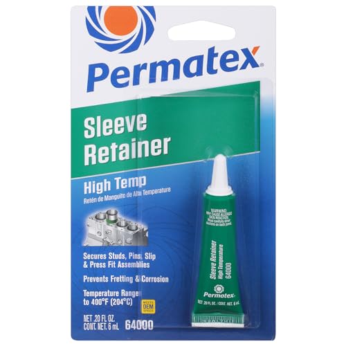 Permatex 64000 High Temperature Sleeve Retainer, 6 ml - size: Pack of 1, style: 6 ml