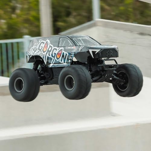 ARRMA RC Truck 1/10 Gorgon 2 Wheel Drive RTR Brushed Monster Truck Battery & Charger Included Gun Metal ARA3230ST3 - color: Gun Metal